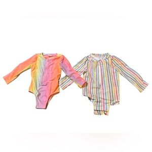 2 Baby Gap rash guard swimsuits